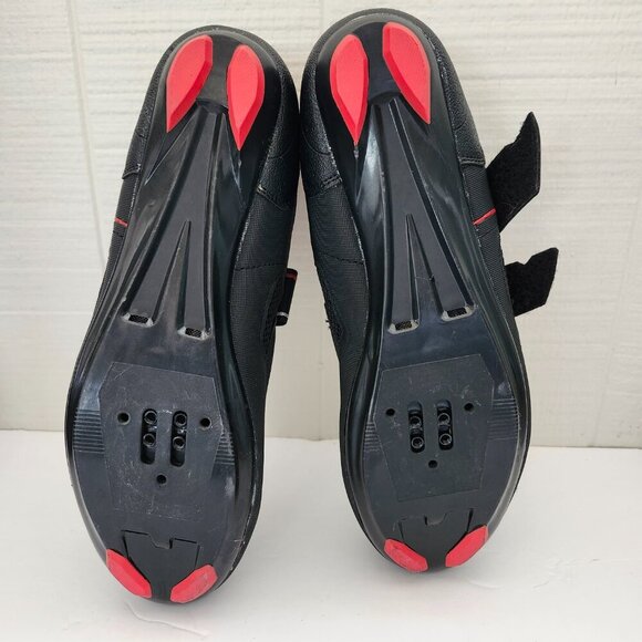 Gavin VELO Road Bike Hook Loop Black Red Cycling Peleton Biking Shoe Size 11.5 - Picture 8 of 13